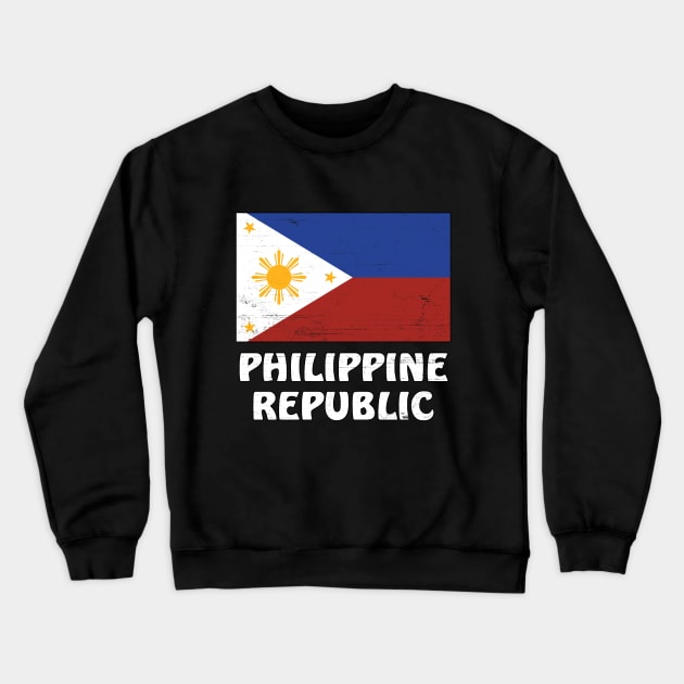 Philippine Republic Crewneck Sweatshirt by NicGrayTees